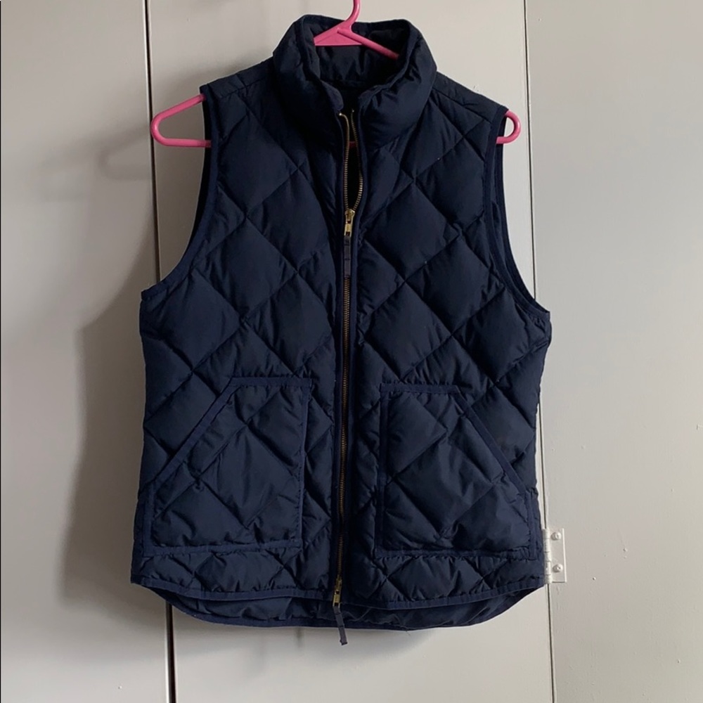 Jcrew quilted puffer vest
